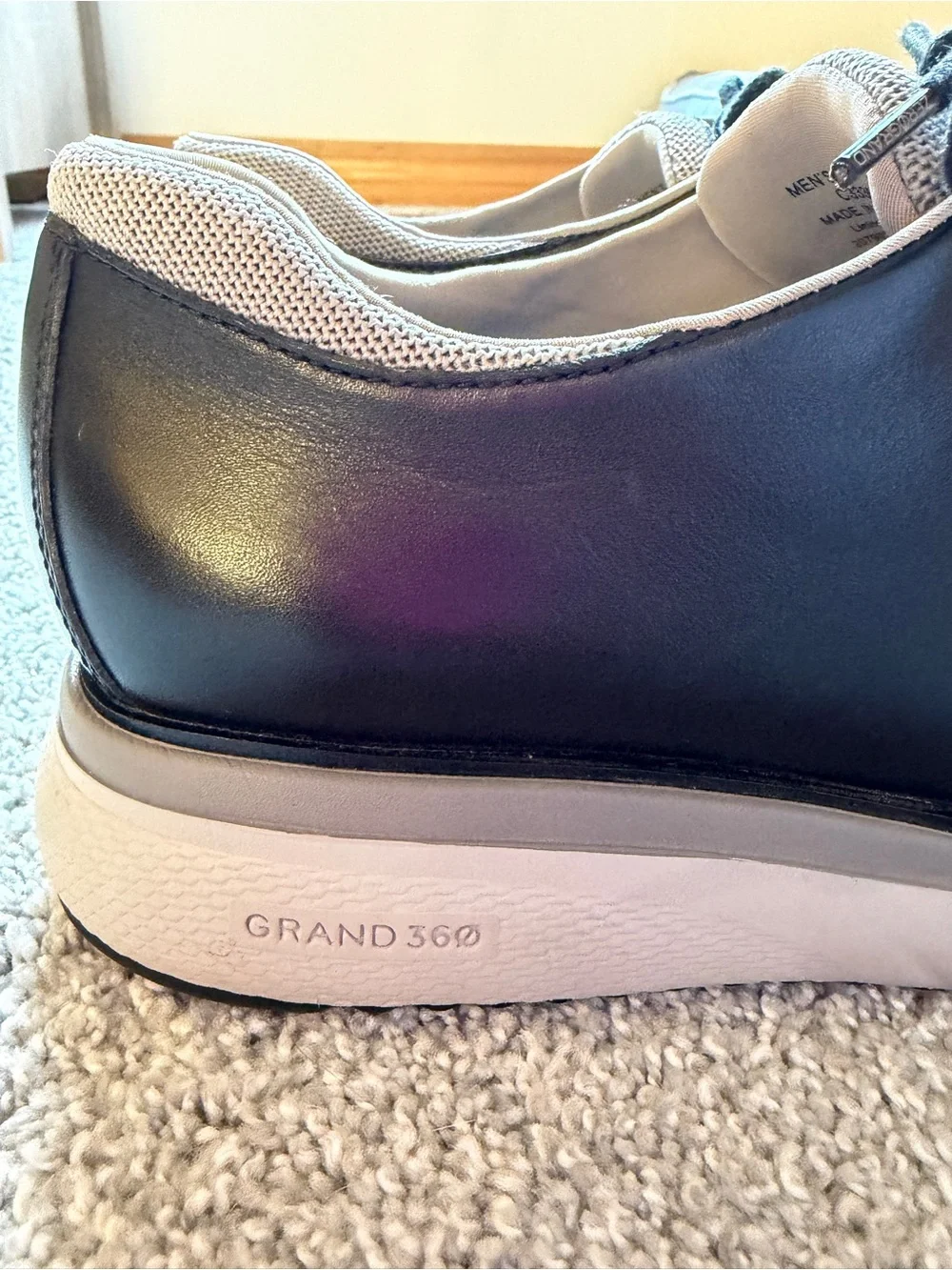 Cole Haan 2.Zerogrand Laser Wingtip Oxford Shoes in Black - Men’s 12M